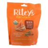 Riley's Organics Organic Dog Treats; Peanut Butter & Molasses Recipe; Small - Case of 6 - 5 OZ