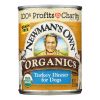 Newman's Own Organics Turkey Grain Free Dinner - Organic - Case of 12 - 12.7 oz.