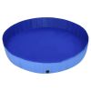 Foldable Dog Swimming Pool Blue 118.1"x15.7" PVC