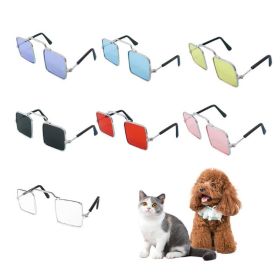 Cute Dog cat Glasses Pet Goggles Glasses Suitable For Puppy Cat Photo Props (Color: purple)