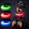 Solar And USB Rechargeable Light Up Pet Collar Waterproof LED Dog & Cat Collars For Night Walking