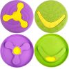 Pet Flying Disc Toy Dog Flying Frisbee Flying Saucer Indestructible Training Toy Interactive Toy Outdoor Activity