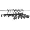 10PCS NonSlip Strengthen Plastic Hanger Bra Rack Soft Underwear Hangers Slip-resistant Magic Underwear Panties Clip