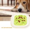 ABS Creative Dog Cat Feeders Anti Choke Food Separate Bowl Non-toxic Pet Plate Kitten Puppy Slow Eating Accessories